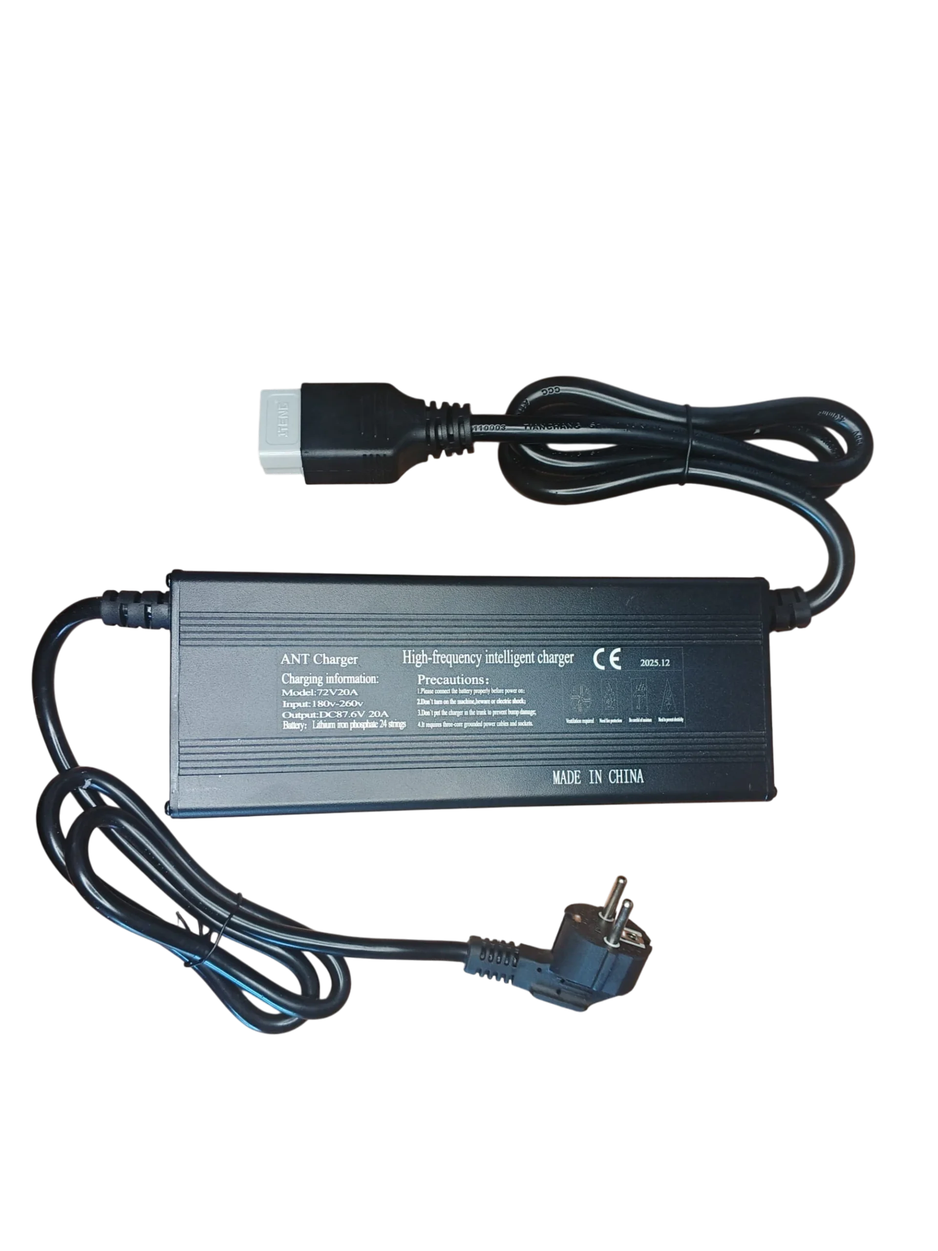 72 Volt 20A 24s LiFePO4 Batarya Akıllı Hızlı Şarj Cihazı (Orijinal Lifepo4 87.6 volt) lifepo4 şarj cihazı lityum şarj